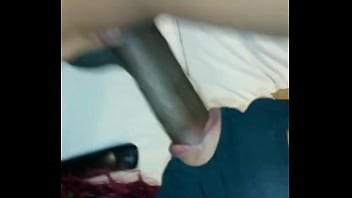 Preview 2 of Big Cock Xxx Hot Bake Side - Ebony Red Cherry sucking dick