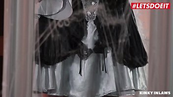 Preview 2 of Yung Teen Hard Sex Ass - LETSDOEIT - #Shrima Malati #Dyllon Day - Halloween Sex With Favorite Stepdaughter Before The Ball