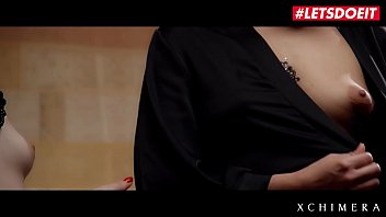 Preview 2 of Kayden Kross Military Woman - LETSDOEIT - #Blue Angel #Ricky Rascal - Hungarian Mistress Turn On Her Sex Slave And Bangs With Him