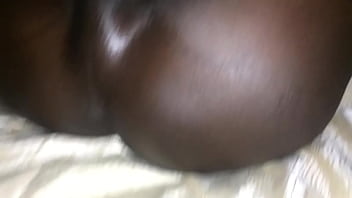 Preview 2 of Gigantic Huge Meat - Ebony tranny flashes ass - Rose Butts Production