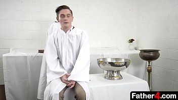 Preview 1 of What Her Name Xnxxcom - The catolic boys fucks on top of that now desecrated altar