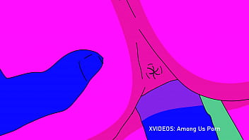 Preview 3 of Milke Anty Sex - Among us porn Blue Among us FUCK HARD to Pink