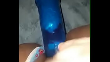 Preview 3 of Ava Addams Toilet - Fine red ebony playing with her pussy