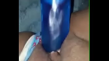 Preview 1 of Ava Addams Toilet - Fine red ebony playing with her pussy