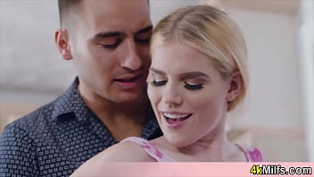 Preview 1 of Police Sey Xxxx Hd - Stepsis said I should try a threesome fuck and she also managed to call over her friend to help