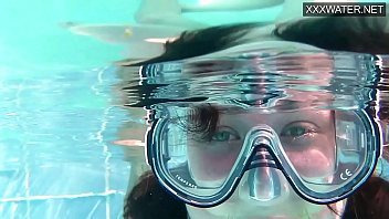 Preview 3 of Boyisg - Minnie Manga and Eduard cum in the swimming pool