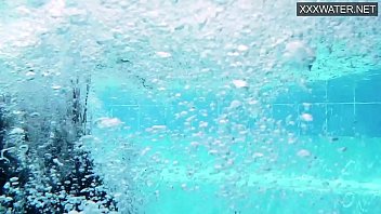 Preview 1 of Boyisg - Minnie Manga and Eduard cum in the swimming pool