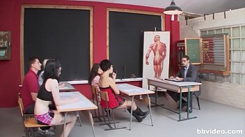 Preview 1 of Two Dicks Inside One Asian Hole - Nach Dem Abi Geht Es Richtig Los