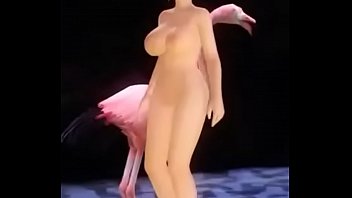 Preview 4 of Xxl Sex School - DOA Girls Flamingo Shower