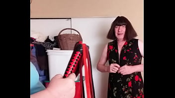 Preview 1 of Sofia Ninx - Trans Girl  PorcelainPenny Flogged 15