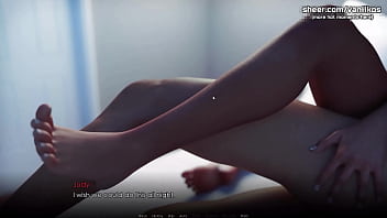 Preview 2 of Interracial Gianna - Depraved Awakening | Beautiful and horny blonde teen girlfriend with a gorgeous sweet ass and tits loses her anal virginity to a big cock | My sexiest gameplay moments | Part #13