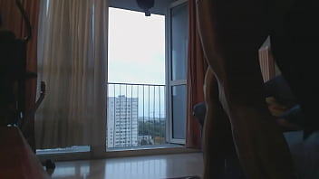 Preview 1 of Reality Kings Xxx - hijab et mini jupe sur le balcon