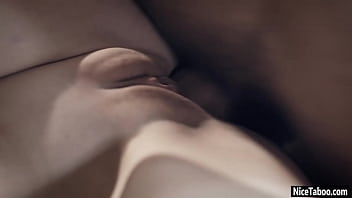 Preview 4 of Bus Gay Video - Naughty busty stepmom Kit Mercer helped stepson and she pleased his needs