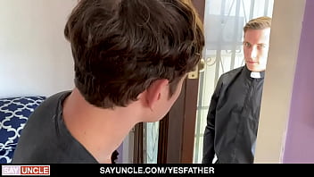 Preview 1 of Pallavi Sharda - The priest believes that boys should have access to him at all hours of the night and day,  and he will never turn away a young man who is looking for conversation