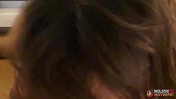 Preview 4 of Porno Arab Free - Slim Big Titted Brunette MILF Nina Rose Sucks Rome Major&#039_s Big Cock!