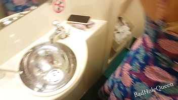 Preview 1 of 2 Asian Guys - We decided to have sex in the toilet of the train. Seduced me in the cinema,  so I fucked her in the toilet. Two public videos in one