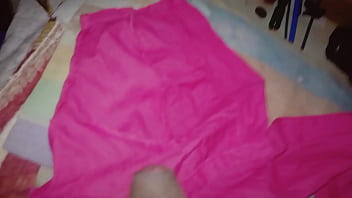 Preview 1 of Lori Cum On My Fake Tits - Cum milk on Desi blouse (comments please )