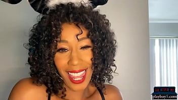Preview 1 of Hongkong Novie - Ebony big booty MILF Misty Stone quarantine dildo masturbation