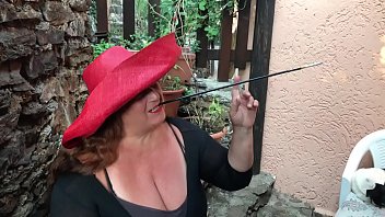 Preview 4 of Adaasweet Livejasmin - Augusta- fetish smoking with extra long holder