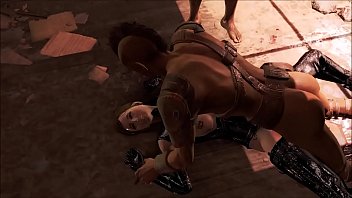 Preview 3 of Dildo 4k2 - Fallout 4 Elie good Latex Fuck