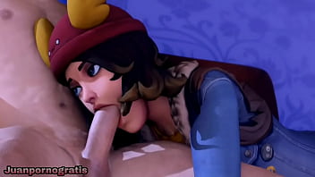 Preview 2 of Dogs Fuck Wapi - Skye mamando verga Fortnite