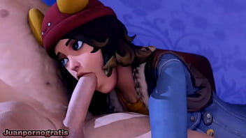 Preview 3 of Dogs Fuck Wapi - Skye mamando verga Fortnite