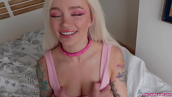 Preview 1 of Xvideos De Alta Verapaz - Busty Teen In Stockings Loves Pink Lingerie and Enjoys Fucking