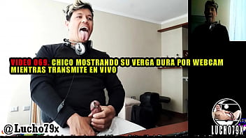 Preview 1 of Kayden Kras - Lucho79x En linea transmitiendo con la verga afuera y dura
