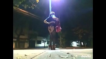 Preview 2 of Shiny Emo - sexy big ass crossdresser 21