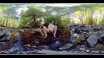 Preview 2 of Blackcat Piss - Yanks VR Presents Carmen December&#039_s Clit Cum