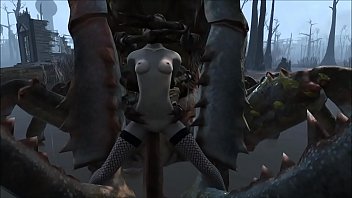 Preview 2 of Se Despiertan Con El Pene Dentro - Fallout 4 Mirelurk