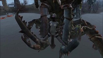 Preview 3 of Se Despiertan Con El Pene Dentro - Fallout 4 Mirelurk