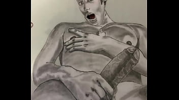 Preview 2 of Dogy Amazing - Big Uncut Dick Art In Motion