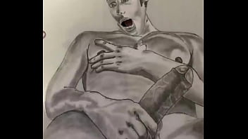 Preview 1 of Dogy Amazing - Big Uncut Dick Art In Motion