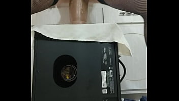 Preview 4 of Chunky In Fishnets - Huge fucken dildo