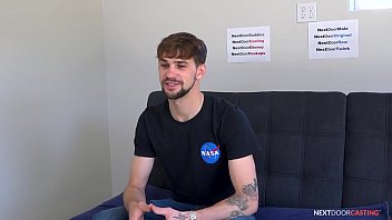 Preview 2 of Amateru Pumping - Big Cock Straight Guy Auditions For Gay Porn - NextDoorStudios