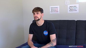 Preview 1 of Amateru Pumping - Big Cock Straight Guy Auditions For Gay Porn - NextDoorStudios