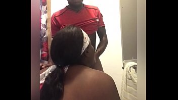Preview 3 of Gay Ffm - My home girl giving me some Fie Sloppy Neck Bone