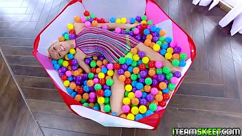 Preview 2 of Nicole Boobsquad - Fun loving blonde babe grabs the studs big shaft to suck