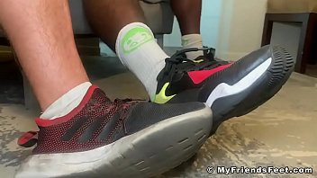 Preview 1 of Bulan Adu - Kinky interracial toe licking and sole worshiping fetish