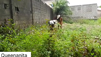 Preview 1 of Xxx Porin Moves - Rodrigo Fucking Two Pretty Local African Black With Vagina Farming In Public,  He With His Big Cock