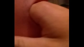 Preview 2 of Indians Oid Mullu Sex - Slut gagging on own hand down his throat