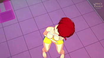 Preview 2 of Pain And Hard Xxx - Ranma Saotome explores her female body to orgasm