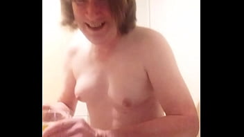 Preview 3 of Male Urethral Punish - Video number 12,  solo piss drinking by Transgender