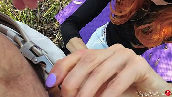 Preview 4 of Kz Krdes - A Guy Saw A Cute Kitty Fucked Her In The Mouth
