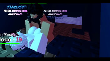 Preview 4 of Sunny Lioni Hot Sex - Roblox slut kept coming for more