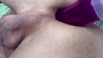 Preview 2 of Sperms Inside Hairy - Brincando com o cuzinho at&eacute_ gozar