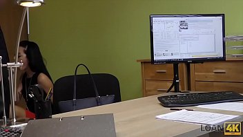 Preview 3 of Panty Sle - LOAN4K. Chica rusa monta la polla de un agente de pr&eacute_stamos en su oficina
