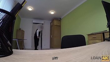 Preview 1 of Panty Sle - LOAN4K. Chica rusa monta la polla de un agente de pr&eacute_stamos en su oficina