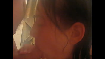 Preview 4 of Hoars Xxx Mobi Amul Video 3mp - hot girlfriend sucks dick and rubs balls in shower